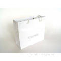 Machinery Plain Recycling White Paper Carrier Bags for Shop